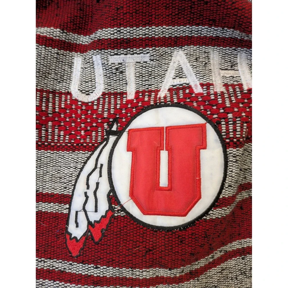 Unbranded Backpack Women's OS Red Utah Utes Baja Striped‎ Woven Boho